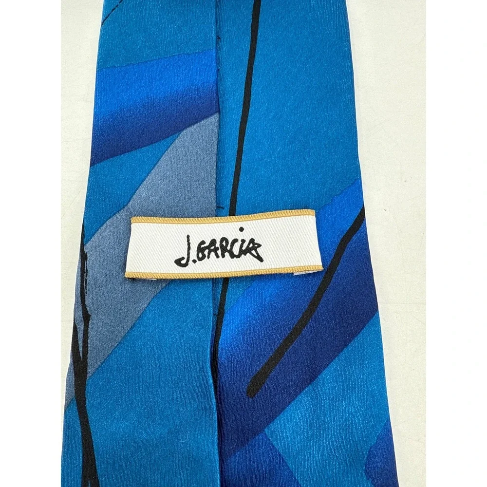 Paul Fredrick Kenneth Leonard Jerry Garcia Silk Geometric Pattern‎ Ties Lot